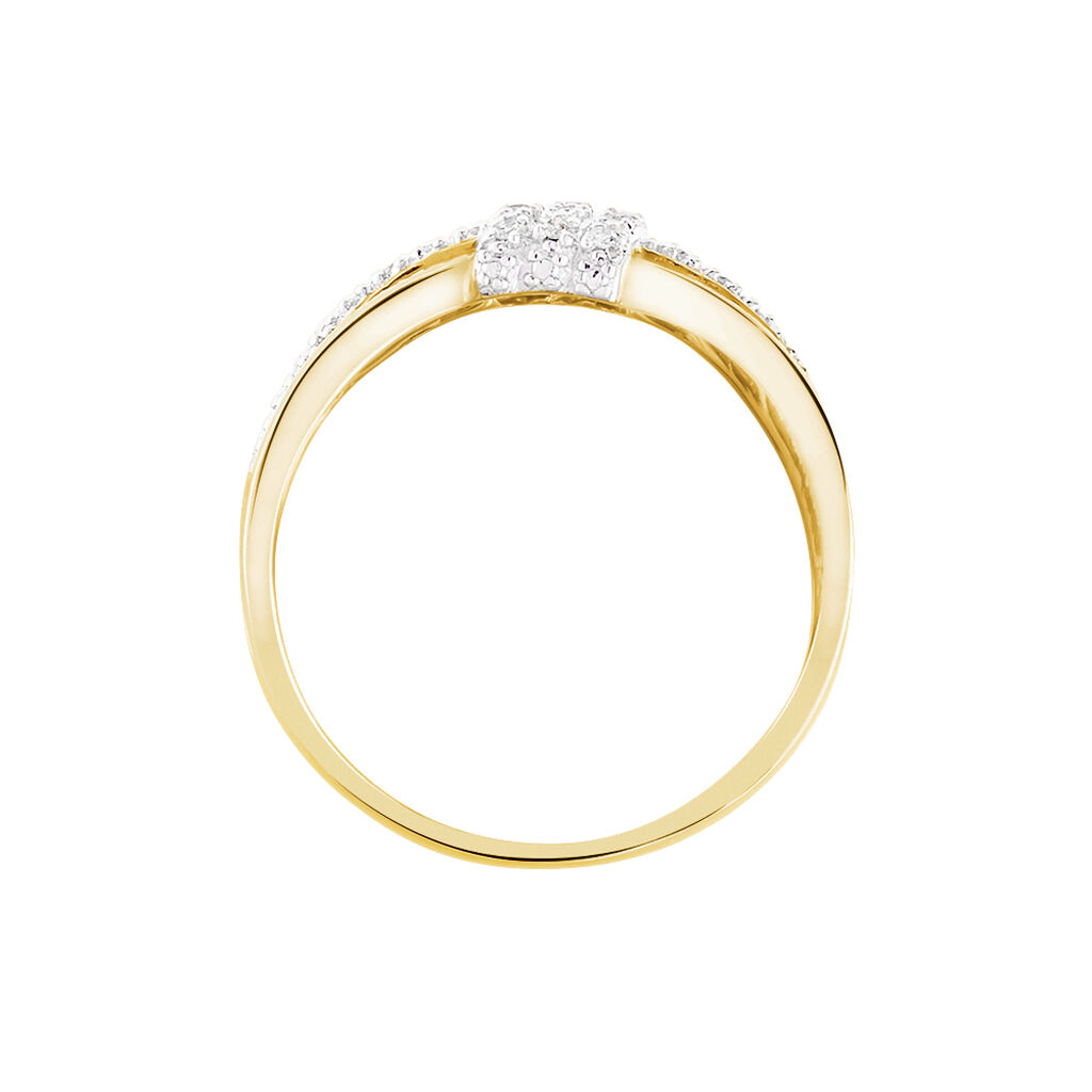 Anello Fascia Sophia Oro Giallo Diamante - Anelli con Pietre Donna | Stroili
