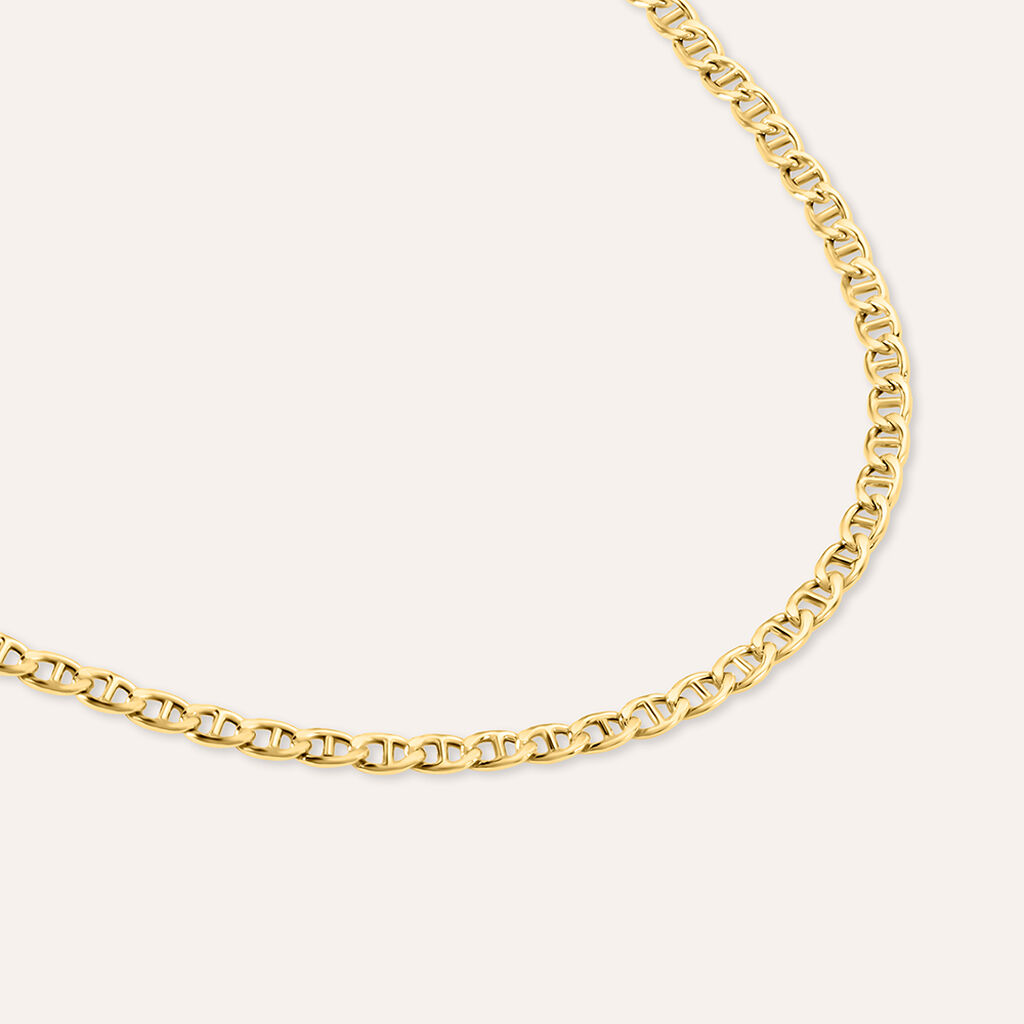 Bracciale Catena Oro Uomo Oro Giallo