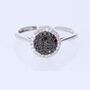 Anello Fantasia Sophia Oro Bianco Diamante