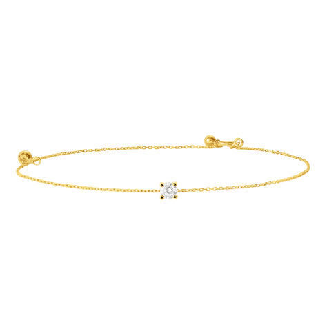 Bracciale Catena Punto Luce Grace Oro Giallo Diamante - Bracciali Donna | Stroili