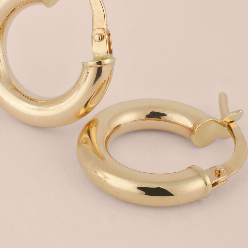 Orecchini A Cerchio Toujours Oro Giallo