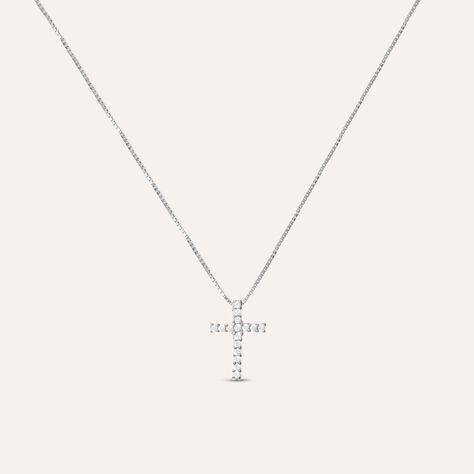 Collana Silver Elegance Argento Rodiato Cubic Zirconia - Collane Donna | Stroili