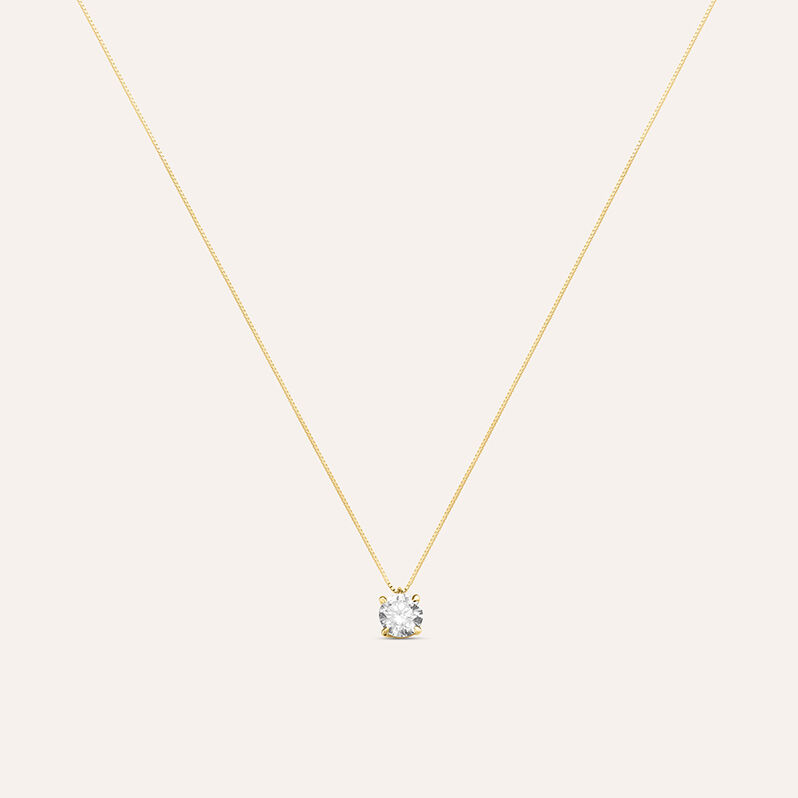 Collana Punto Luce Claire Oro Giallo Cubic Zirconia - Collane Punto Luce Donna | Stroili