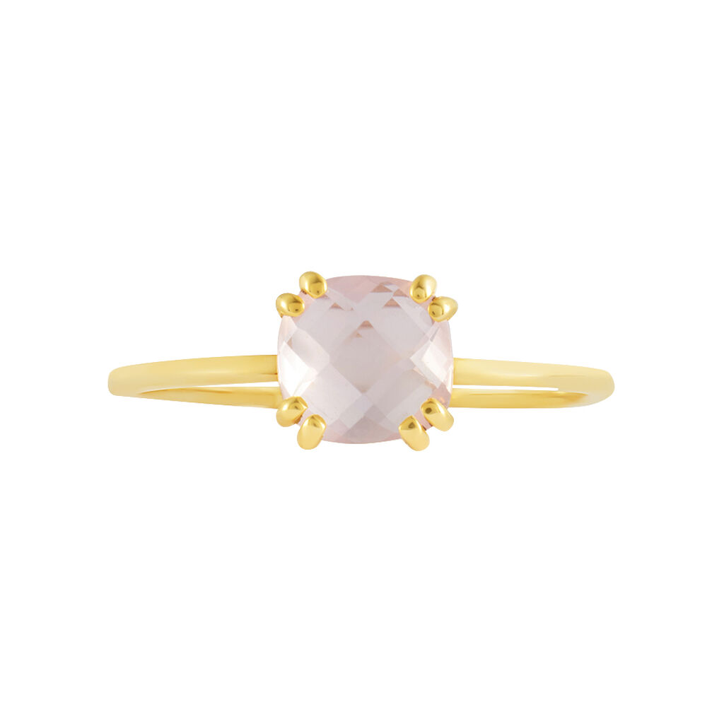 Anello Solitario Amélie Oro Giallo Quarzo - Anelli con Pietre Donna | Stroili