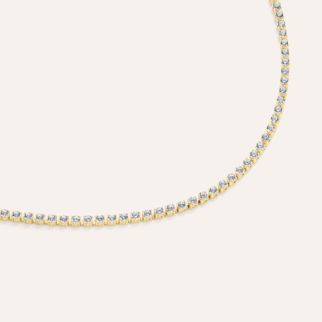 Bracciale Tennis Claire Oro Giallo Cubic Zirconia - Bracciali Tennis Donna | Stroili