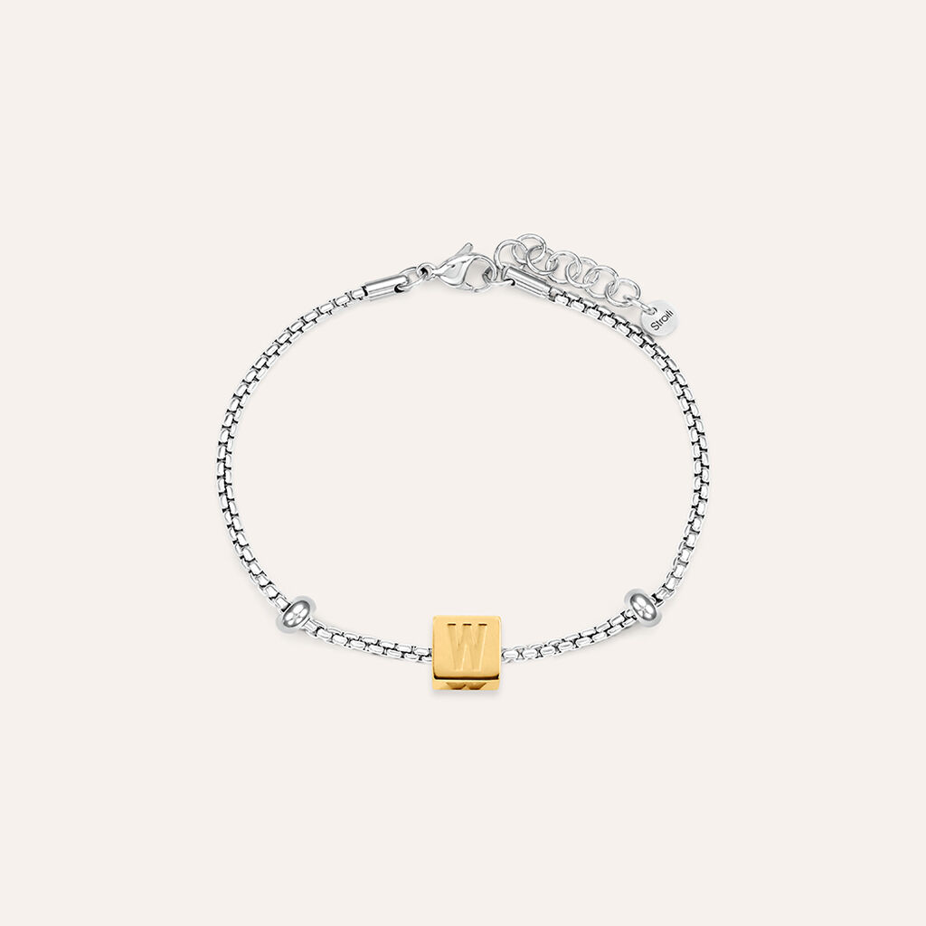 Bead Essential Code Acciaio Dorato