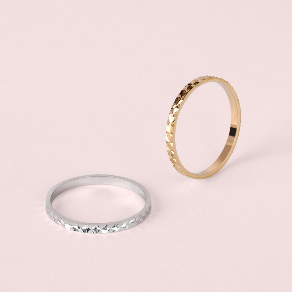 Fede Classica Diamantata 1.8 mm Oro Giallo