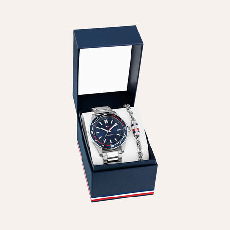 Set Orologio Al Quarzo Tommy Hilfiger David Giftset 2770253 - Orologi solo Tempo Uomo | Stroili