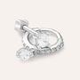 Piercing Orecchio Bon Ton Oro Bianco Cubic Zirconia
