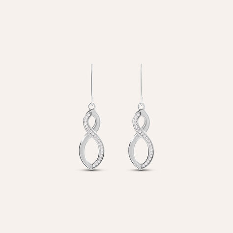 Orecchini Pendenti Silver Shine Argento Rodiato Cubic Zirconia - Orecchini Pendenti Donna | Stroili