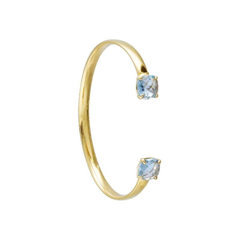 Bangle placcato oro con pietra azzurraBangle placcato oro con pietra rosa - Bracciali Amicizia Donna | Stroili