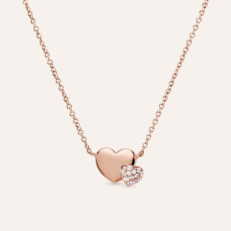 Collana Silver Moments Argento Rosa Cubic Zirconia - Collane Donna | Stroili
