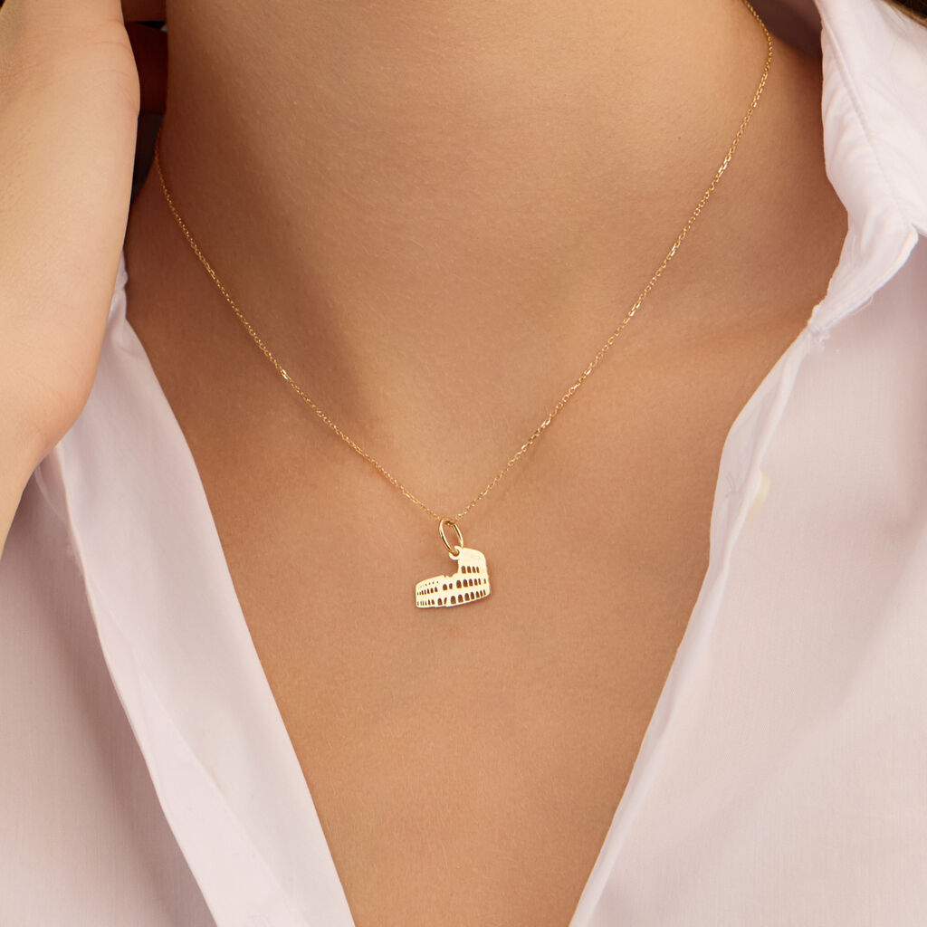 Pendente Poème Oro Giallo