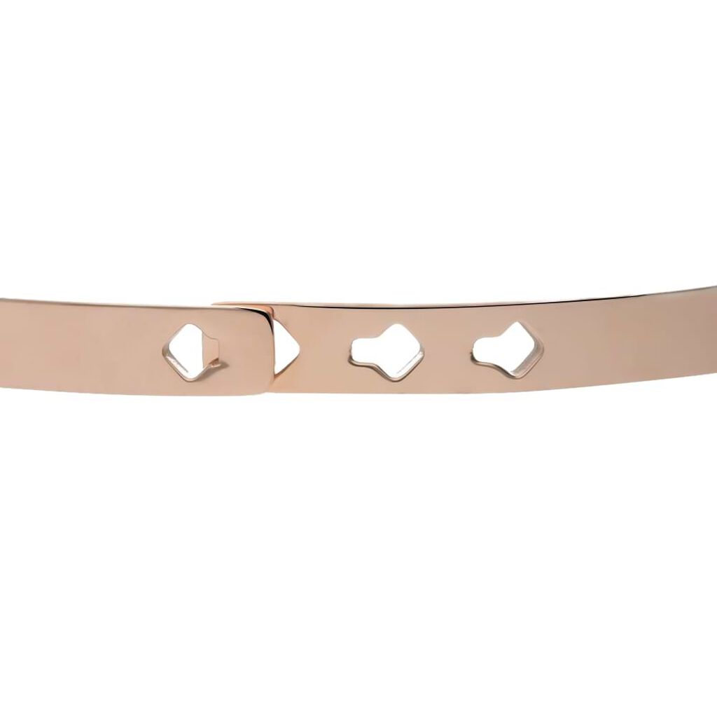 Bangle Lady Message Acciaio Rosa Cristallo - Bracciali Rigidi Donna | Stroili