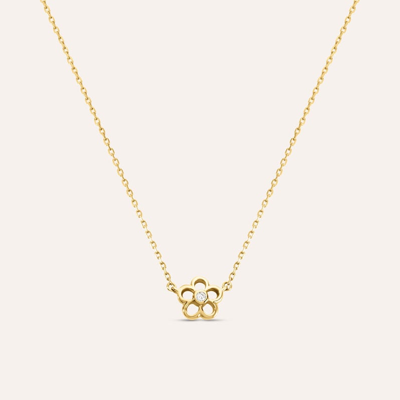 Collana Mon Petit Oro Giallo Diamante - Collane Bambino | Stroili