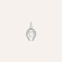Pendente Saluti&Baci Ferro di Cavallo Love Beats Argento Rodiato Cubic Zirconia