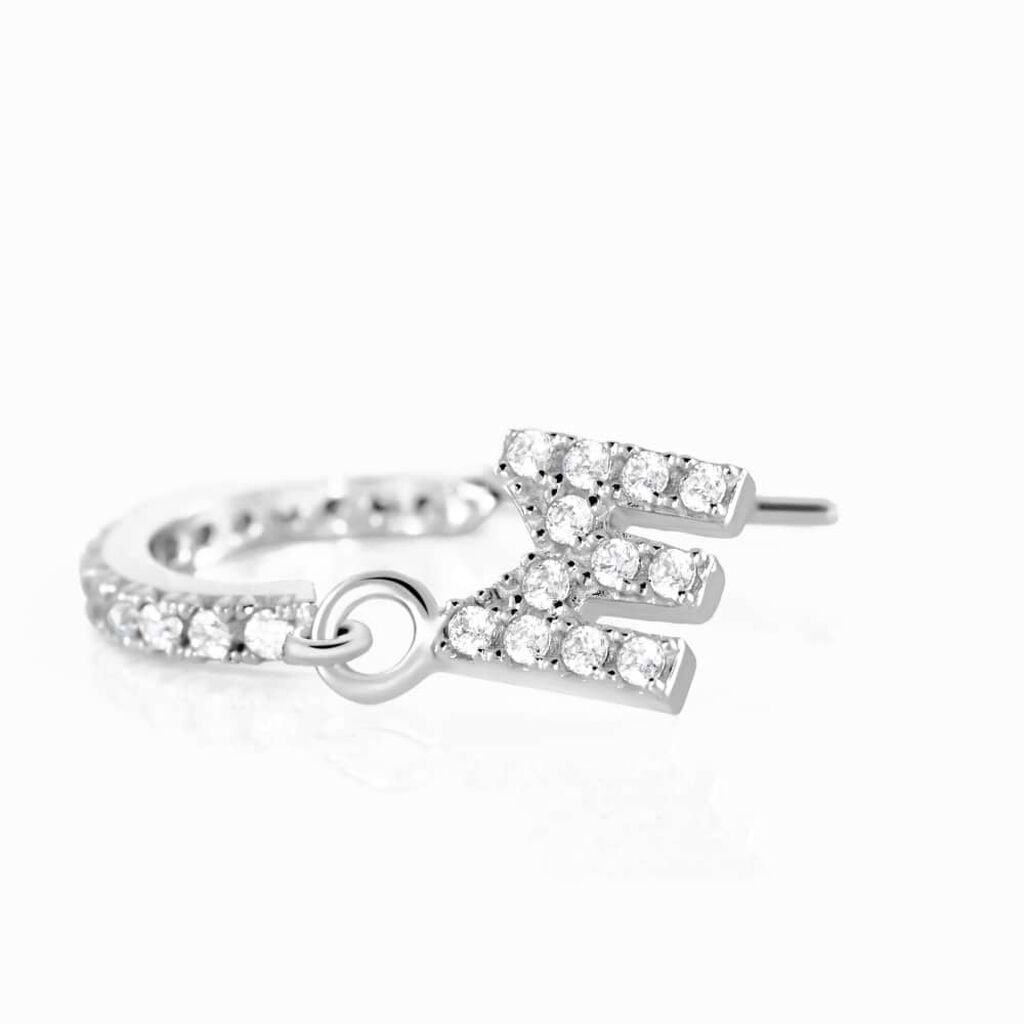 Mono Orecchino A Cerchio Silver Moments Argento Rodiato Cubic Zirconia - Mono Orecchino Donna | Stroili