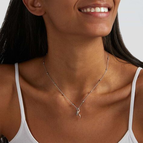 Collana Rosario Silver Soul Argento Bicolore Bianco / Rosa - Collane Rosario Donna | Stroili
