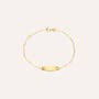 Bracciale Con Targhetta Holy Oro Giallo
