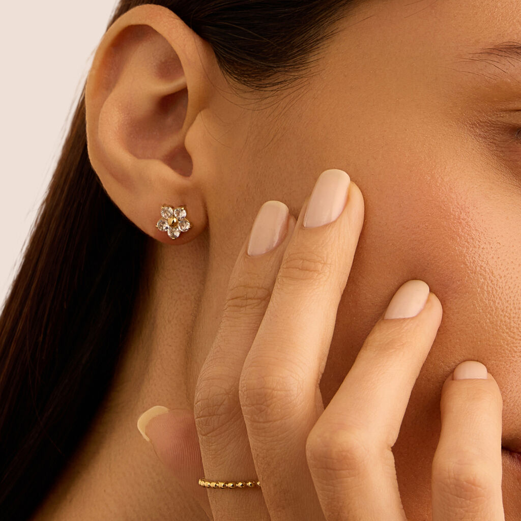 Anello Fantasia Radiance Acciaio Dorato