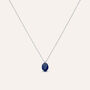 Collana Punto Luce Charlotte Oro Bianco Zaffiro
