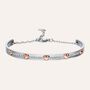 Bangle Sunrise Acciaio Rosa Cristallo