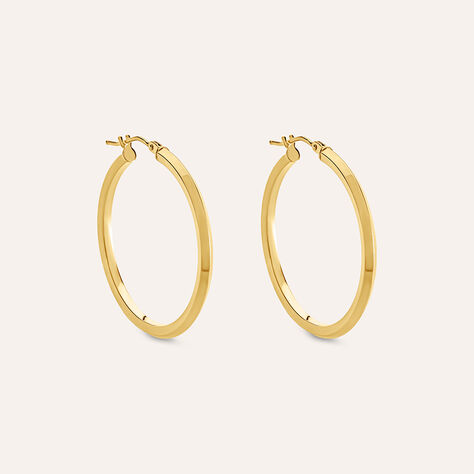 Orecchini A Cerchio Toujours Oro Giallo - Orecchini a Cerchio Donna | Stroili