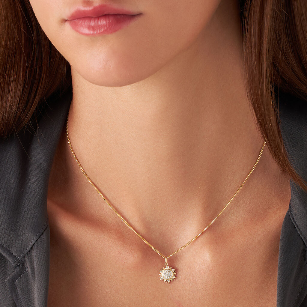 Pendente Poème Oro Giallo Cubic Zirconia - Ciondoli Donna | Stroili
