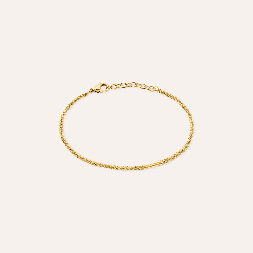 Bracciale Catena Radiance Acciaio Dorato