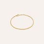 Bracciale Catena Radiance Acciaio Dorato