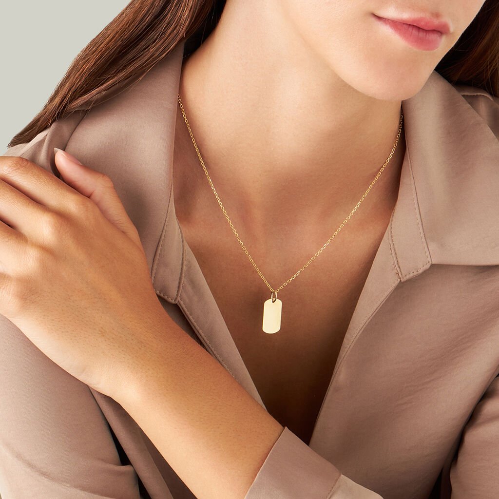 Pendente Poème Oro Giallo - Ciondoli con Incisione Donna | Stroili
