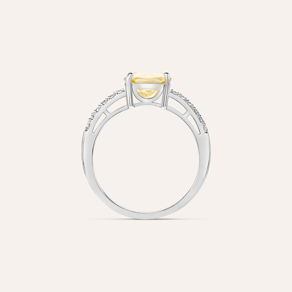 Anello Solitario Silver Rainbow Argento Rodiato Cubic Zirconia - Anelli con Pietre Donna | Stroili