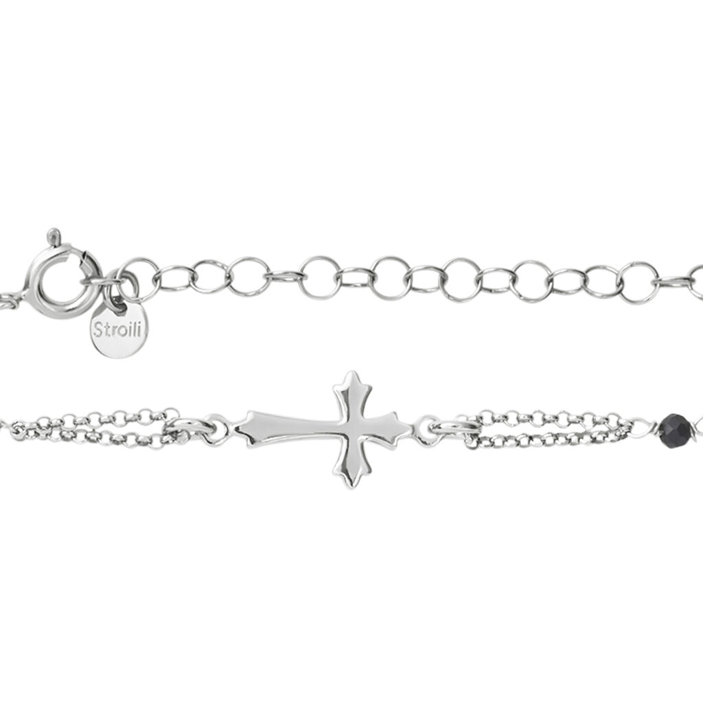 Collana Rosario Silver Soul Argento Rodiato Cristallo - Collane Rosario Donna | Stroili