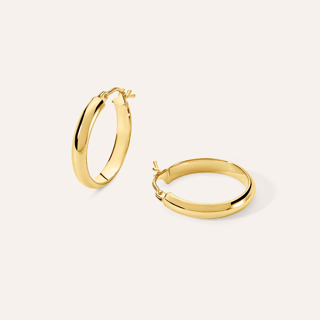 Orecchini A Cerchio Toujours Oro Giallo