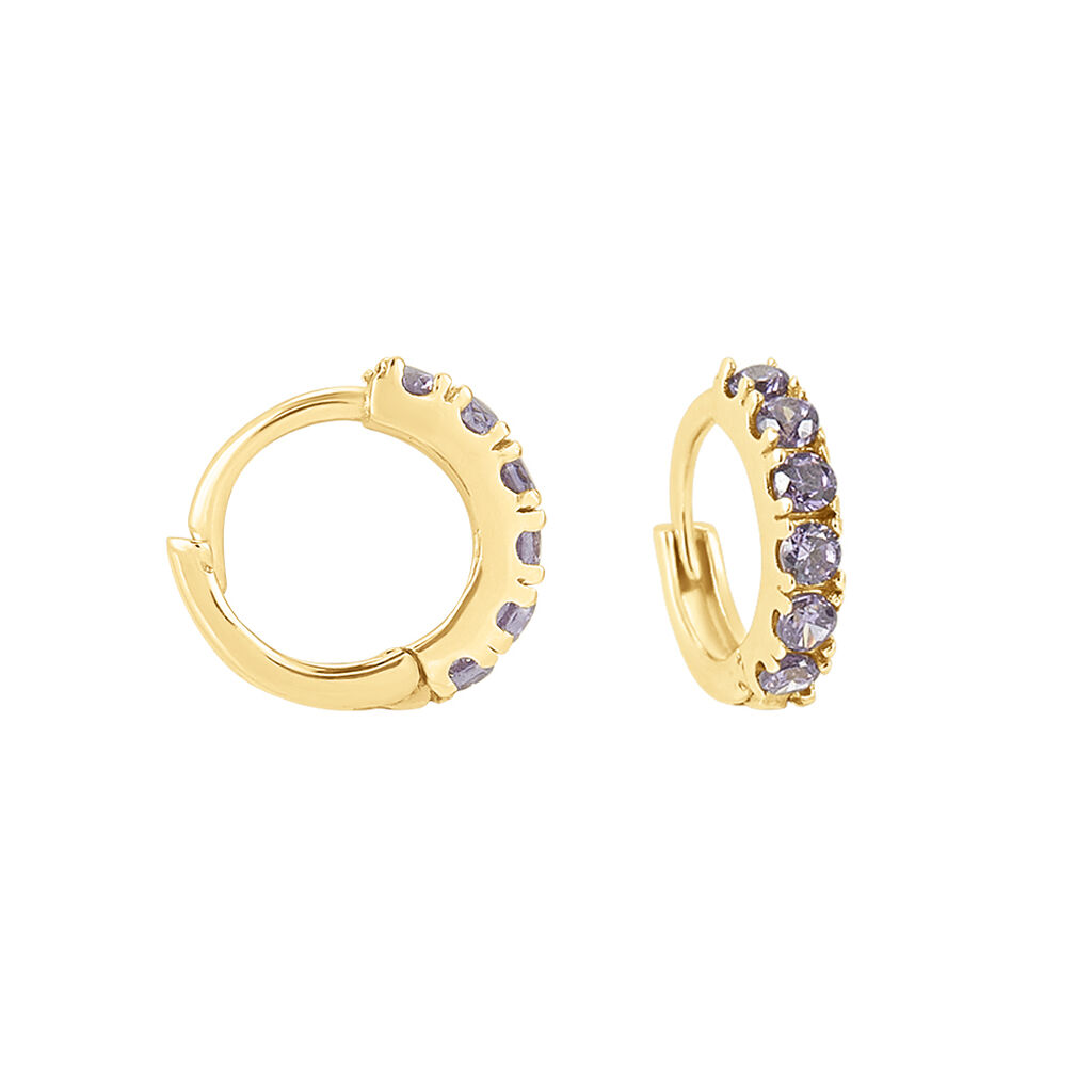 Orecchini A Cerchio Mon Petit Oro Giallo Cubic Zirconia - Orecchini a Cerchio Bambino | Stroili