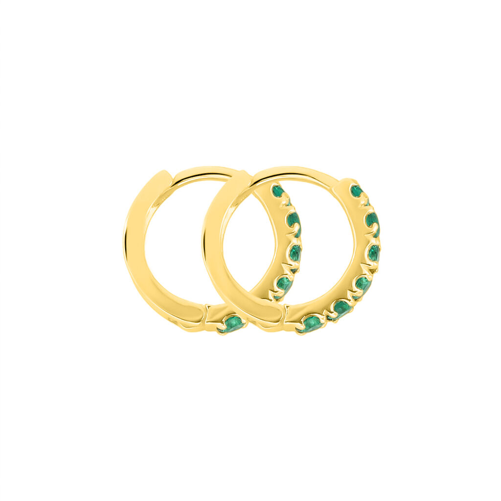 Orecchini A Cerchio Toujours Oro Giallo Cubic Zirconia - Orecchini a Cerchio Donna | Stroili