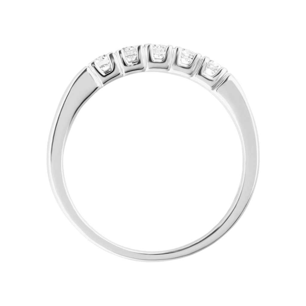 Anello Riviere Firmamenti Oro Bianco Diamante - Anelli Riviere Donna | Stroili