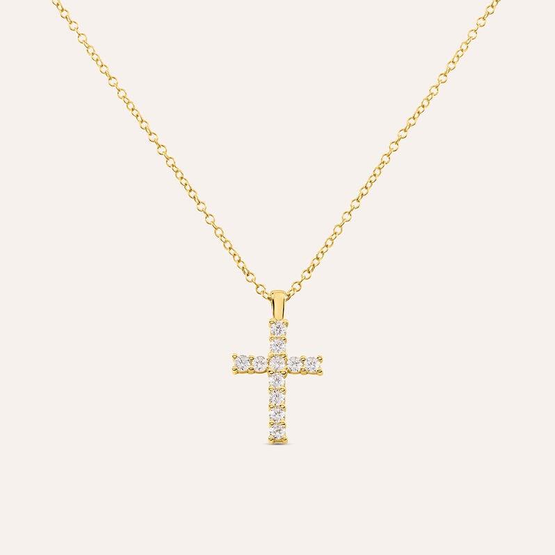 Collana Silver Glow Argento Dorato Cubic Zirconia - Collane Donna | Stroili