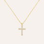 Collana Silver Glow Argento Dorato Cubic Zirconia