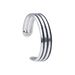 Bracciale bangle in ottone rodiato e glitter antracite - Bracciali Donna | Stroili