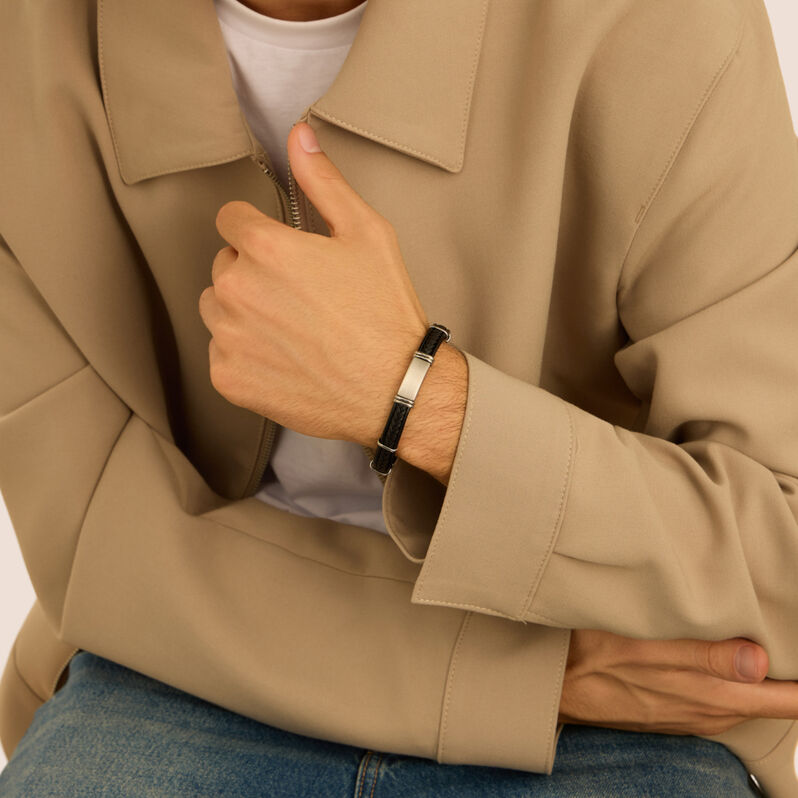 Bracciale Man Code Acciaio - Bracciali Uomo | Stroili