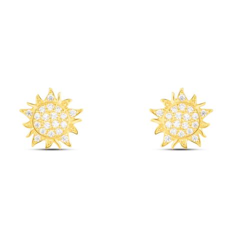 Orecchini Lobo Bon Ton Oro Giallo Cubic Zirconia - Orecchini a Lobo Donna | Stroili