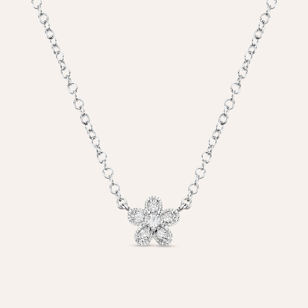Collana Silver Baby Argento Rodiato Cubic Zirconia