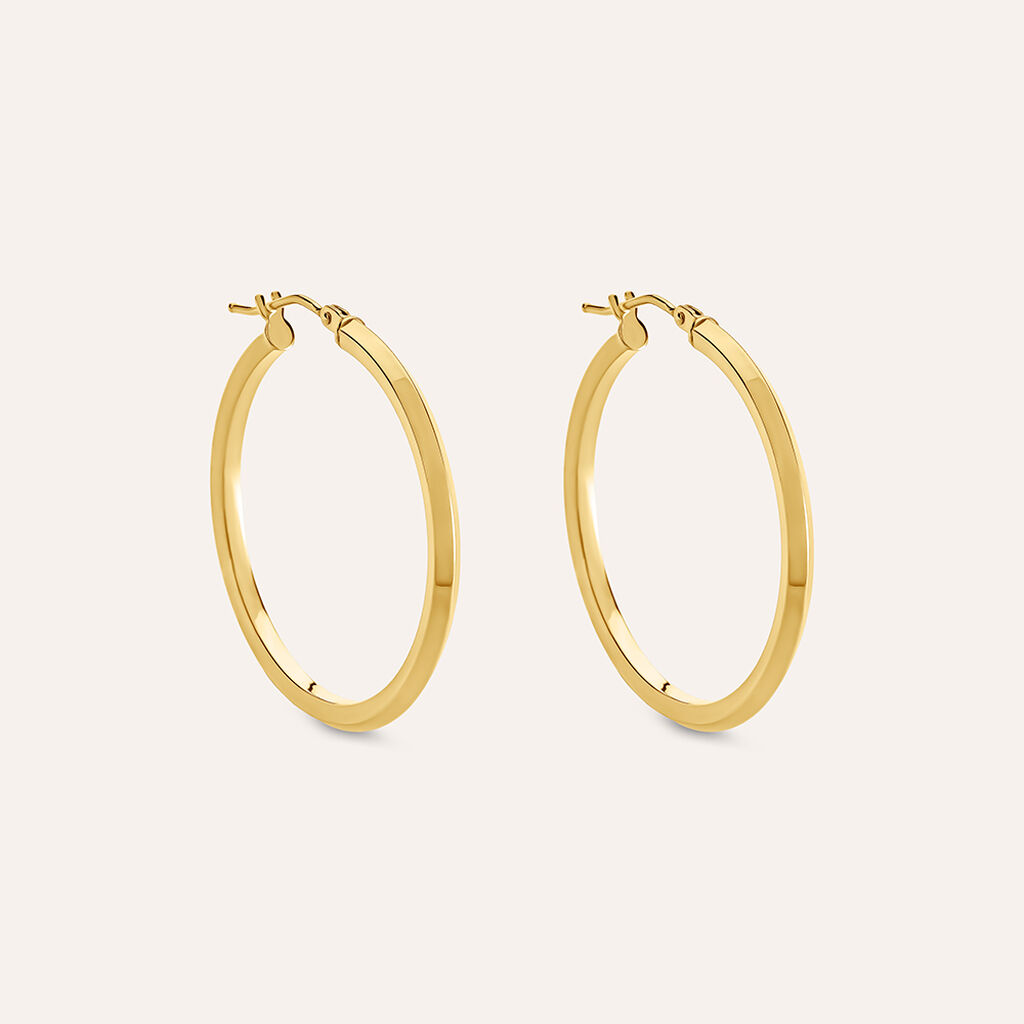 Orecchini A Cerchio Toujours Oro Giallo - Orecchini a Cerchio Donna | Stroili