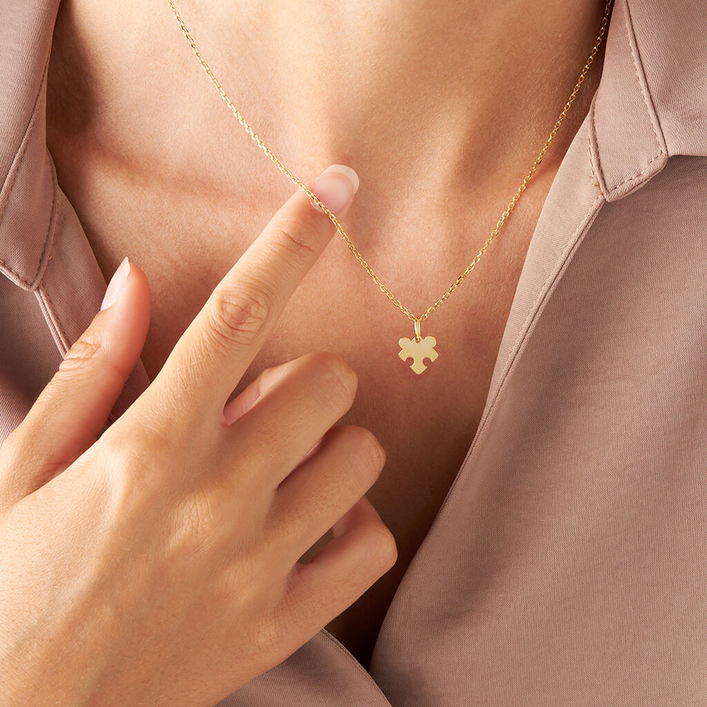 Pendente Poème Oro Giallo - Ciondoli con Incisione Donna | Stroili