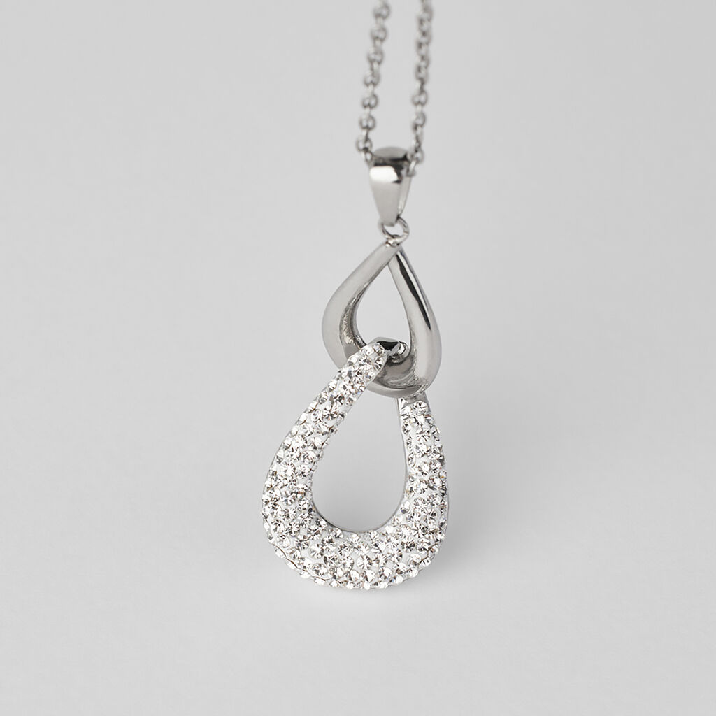 Collana Lady Phantasya Acciaio Cristallo - Collane Donna | Stroili