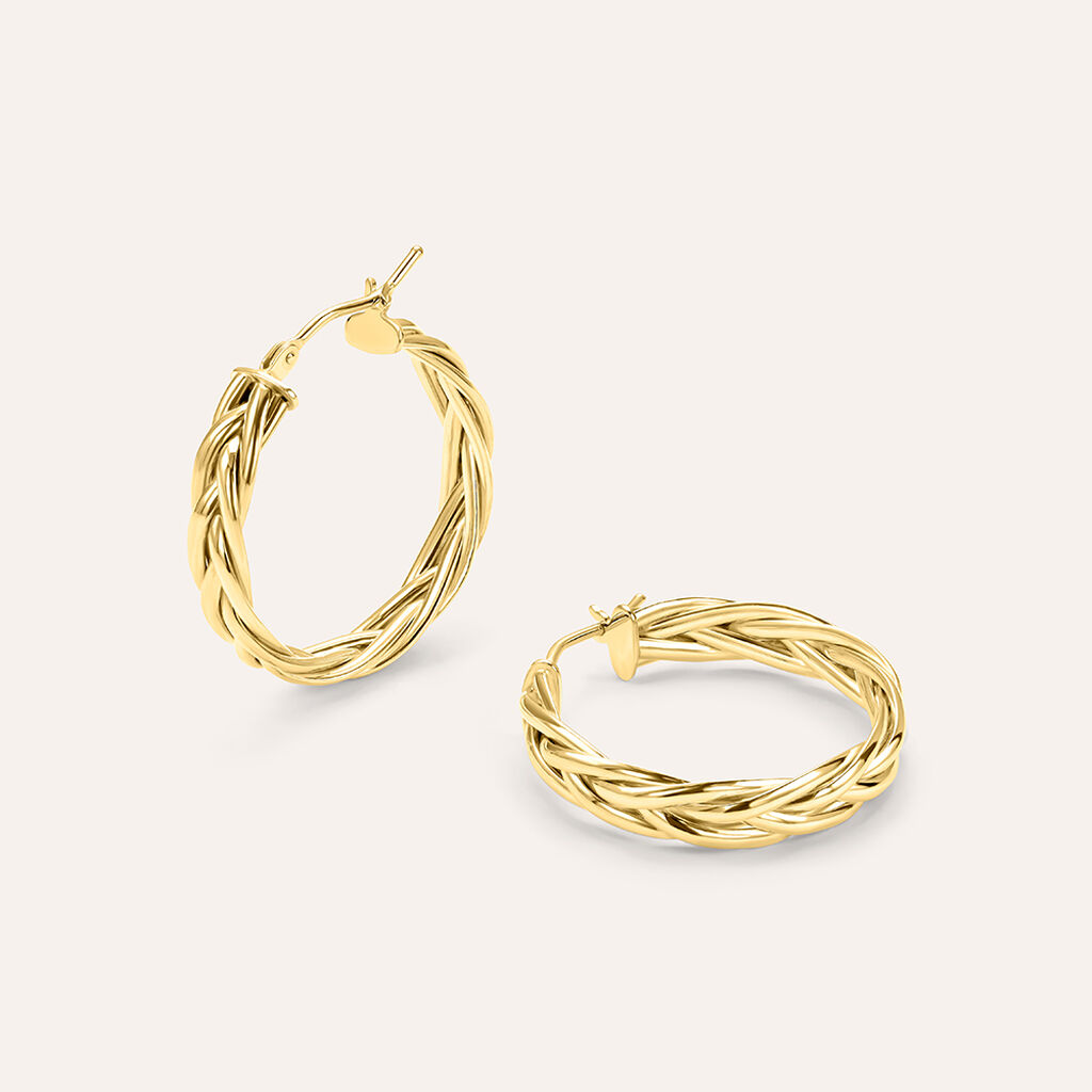 Orecchini A Cerchio Isabelle Oro Giallo