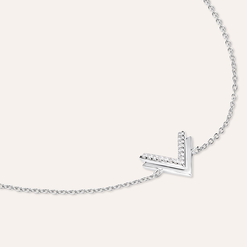Bracciale Silver Shine Argento Rodiato Cubic Zirconia