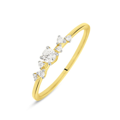 Anello Riviere Claire Oro Giallo Cubic Zirconia - Anelli Riviere Donna | Stroili