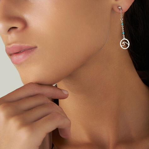 Orecchini Pendenti Silver Collection Argento Rodiato Pietra sintetica - Orecchini Pendenti Donna | Stroili